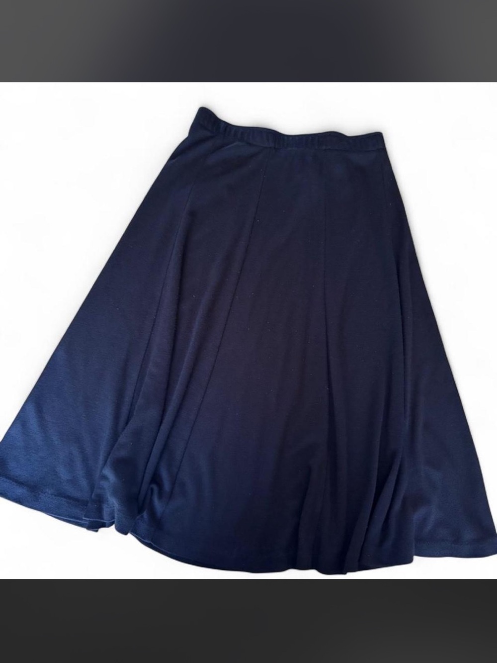 Vintage Black A-Line Women's Skirt - Classic Flare